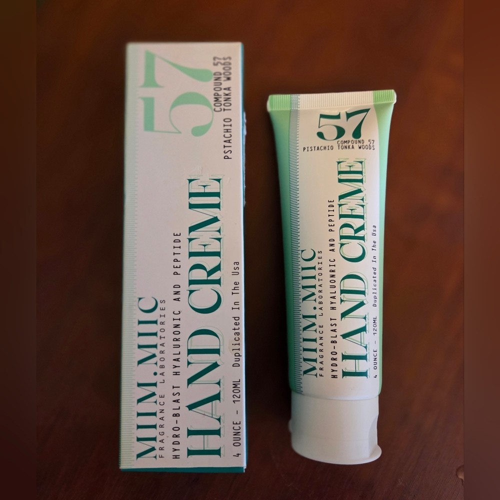 NWT- MIIM.MIIC No. 57 Pistachio Tonka Woods Lotion (4oz.)